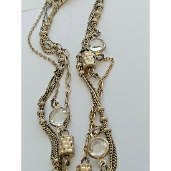 Vintage Signed Lia Sophia Necklaces (Lot of two) Beautiful Gold tone - Picture 2 of 12